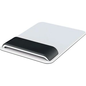 Leitz Ergo WOW Mouse Pad - Wrist Rest, Adjustable Height, Black & White - Mouse Pad Leitz Ergo WOW Mouse Pad - Wrist Rest, Adjustable Height, Black & White - Mouse Pad