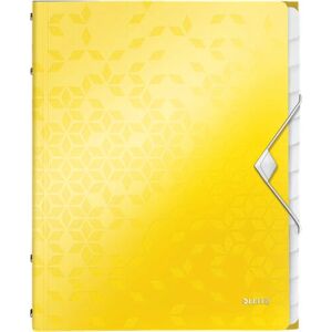 Leitz Yellow Polypropylene Divider - 12 Sections for A4 Documents Leitz Yellow Polypropylene Divider - 12 Sections for A4 Documents