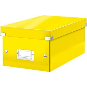 Leitz Yellow Click & Store DVD Storage - Storage Box Leitz Yellow Click & Store DVD Storage - Storage Box