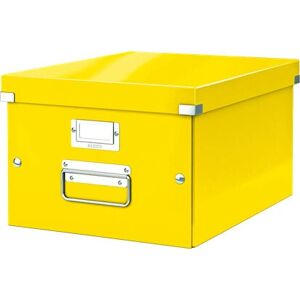 Leitz Model 60440016 Yellow Storage Box - File Organizer Leitz Model 60440016 Yellow Storage Box - File Organizer