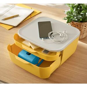 Leitz 53570019 Yellow Desk Organizer - Desk Type Leitz 53570019 Yellow Desk Organizer - Desk Type