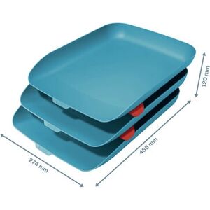 Leitz Cosy Blue A4 Desk Tray - Organizer Set Leitz Cosy Blue A4 Desk Tray - Organizer Set