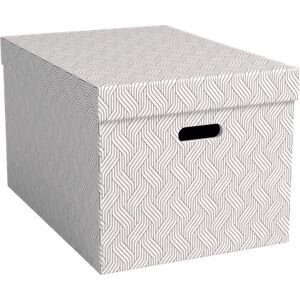 Leitz VON 61420001 opbevaringsboks - rektangulær, hvid, FSC-certificeret, pakke med 3 Leitz VON 61420001 opbevaringsboks - rektangulær, hvid, FSC-certificeret, pakke med 3