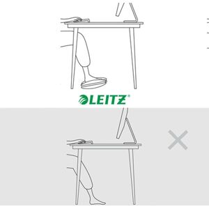 Leitz Ergo Grey - Height Adjustable Footrest - Footrest - Ergonomic, Modern Leitz Ergo Grey - Height Adjustable Footrest - Footrest - Ergonomic, Modern