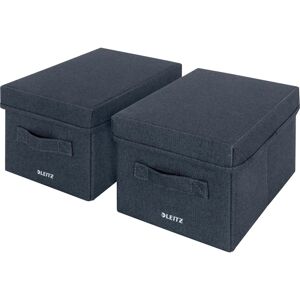 Leitz Model 61460089 Blue Fabric Storage Box - Storage Box Leitz Model 61460089 Blue Fabric Storage Box - Storage Box