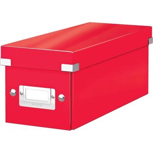 Leitz Click & Store Wow Red CD Storage Box Leitz Click & Store Wow Red CD Storage Box