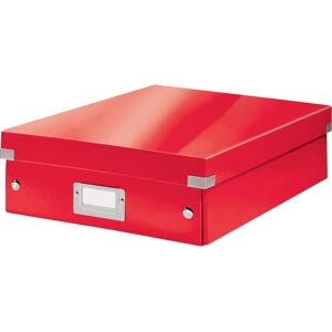 Leitz Red Storage Box - 900 Sheets - Office & Home Organizer Leitz Red Storage Box - 900 Sheets - Office & Home Organizer