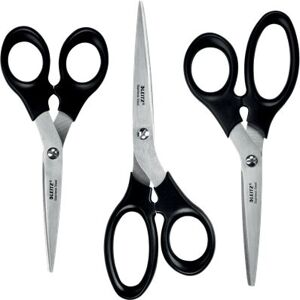 Leitz 54260095 Office & Craft Scissors - Stainless Steel, Black Leitz 54260095 Office & Craft Scissors - Stainless Steel, Black