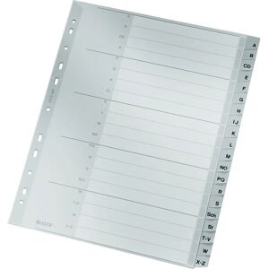 Leitz 12600000 Intercalaires - A-Z, Carton, Gris Leitz 12600000 Intercalaires - A-Z, Carton, Gris