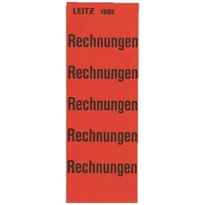 Leitz 15020000 Rote Rechnungskarte - Ordnerzubehör Leitz 15020000 Rote Rechnungskarte - Ordnerzubehör