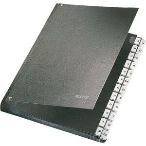 Leitz Black A4 Divider Book - 24 Compartments Organiser Leitz Black A4 Divider Book - 24 Compartments Organiser
