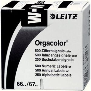 Étiquettes autocollantes rectangulaires noires Leitz - Publicité Étiquettes autocollantes rectangulaires noires Leitz - Publicité