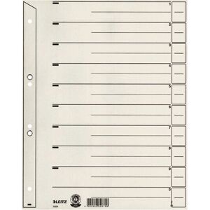 Leitz Modell 16540085 Graue Indexkarten Trennblätter Leitz Modell 16540085 Graue Indexkarten Trennblätter