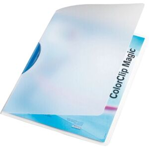 Leitz ColorClip Magic - Couverture rapport bleue - A4 - Polypropylène - Publicité Leitz ColorClip Magic - Couverture rapport bleue - A4 - Polypropylène - Publicité