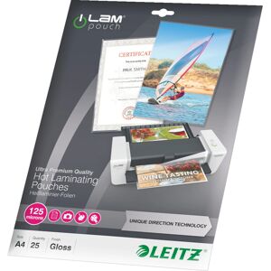 Leitz UDT Laminator Pouches - 25 kpl - A4 - Läpinäkyvä Leitz UDT Laminator Pouches - 25 kpl - A4 - Läpinäkyvä