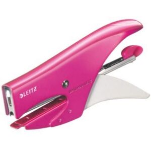 Leitz Pink White Stapler - 15 Sheets - Office & Home Leitz Pink White Stapler - 15 Sheets - Office & Home