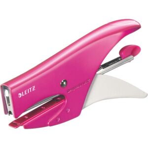 Leitz Pink White Stapler - 15 Sheets - Office & Home Leitz Pink White Stapler - 15 Sheets - Office & Home