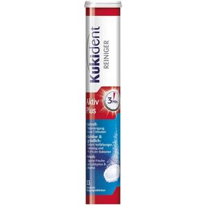Kukident Aktiv Plus - Nettoyeur dentaire - Nettoyage profond, Élimination des bactéries, 3 min - Publicité Kukident Aktiv Plus - Nettoyeur dentaire - Nettoyage profond, Élimination des bactéries, 3 min - Publicité