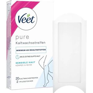 Veet Sensitive Wachsstreifen für empfindliche Haut - Wachsstreifen Veet Sensitive Wachsstreifen für empfindliche Haut - Wachsstreifen