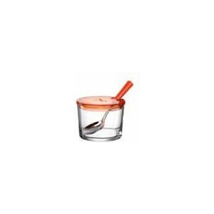Montana 018744 jamkom - jamkom, Oranje, Met lepel, 10 cm glas Montana 018744 jamkom - jamkom, Oranje, Met lepel, 10 cm glas