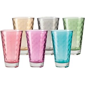 LEONARDO Verre d'eau Multicolore - Set de 6 - Publicité LEONARDO Verre d'eau Multicolore - Set de 6 - Publicité