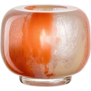 Leonardo Cipria Vase - 11 cm Orange/Creme Leonardo Cipria Vase - 11 cm Orange/Creme
