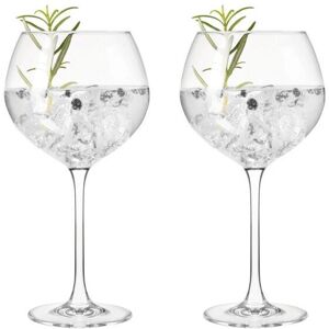Leonardo - Gin Glas 630 ml 2 stk - Transparent - Klassisk Drikkeglas Leonardo - Gin Glas 630 ml 2 stk - Transparent - Klassisk Drikkeglas