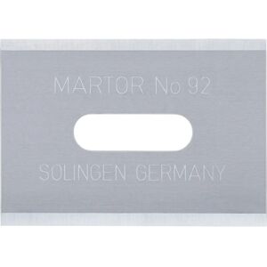 Martor Stainless Steel Replacement Blades - 10 pcs - 26x18.5mm - Utility Knife Blades Martor Stainless Steel Replacement Blades - 10 pcs - 26x18.5mm - Utility Knife Blades