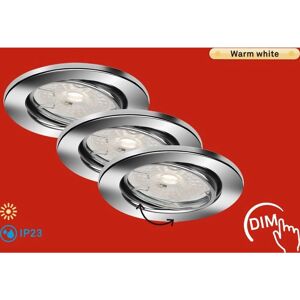 Projecteur encastré LED Briloner - chromé - Publicité Projecteur encastré LED Briloner - chromé - Publicité