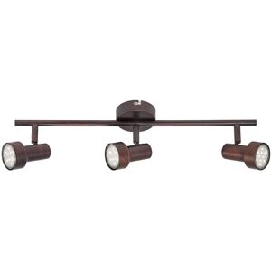 BRILONER Antike Kupfer 3-Flammen LED-Deckenleuchte BRILONER Antike Kupfer 3-Flammen LED-Deckenleuchte