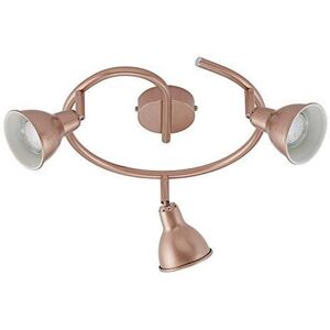 Lustre Vintage Cuivre 3 Spots Briloner - Publicité Lustre Vintage Cuivre 3 Spots Briloner - Publicité