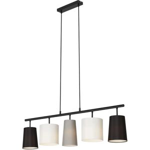 Briloner Black Model Pendant Lamp with 5 Shades - Pendant Light Briloner Black Model Pendant Lamp with 5 Shades - Pendant Light