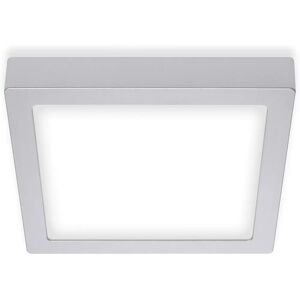 Briloner Fire Satin Chrome 23x23cm 16.5W Ceiling Light Briloner Fire Satin Chrome 23x23cm 16.5W Ceiling Light