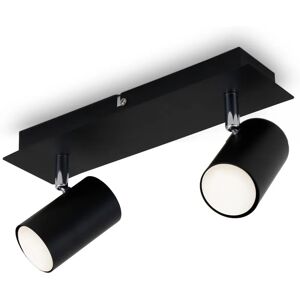 Briloner Black 2-Light LED Ceiling Light - Ceiling Light Briloner Black 2-Light LED Ceiling Light - Ceiling Light