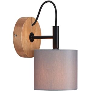 BRILONER Vägglampa - 12,5cm Diameter, E14, Grå, Rustik stil BRILONER Vägglampa - 12,5cm Diameter, E14, Grå, Rustik stil
