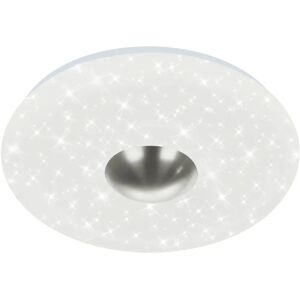 Briloner Nalu Lampe Plafond LED Blanc-Nickel Mat - Décor d'Étoiles - Publicité Briloner Nalu Lampe Plafond LED Blanc-Nickel Mat - Décor d'Étoiles - Publicité