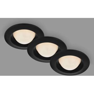 Conjunto de focos empotrados LED Carro de Briloner - Negro Conjunto de focos empotrados LED Carro de Briloner - Negro