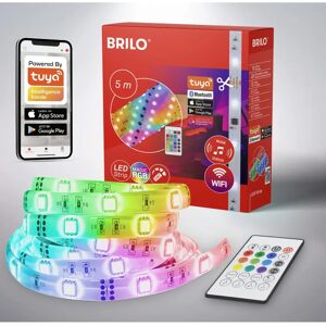 BRILO Striscia LED RGB - Illuminazione LED RGB, Sensore musicale, Connettività wireless BRILO Striscia LED RGB - Illuminazione LED RGB, Sensore musicale, Connettività wireless