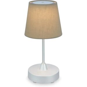 BRILONER LED Battery Table Lamp - IP44 Dimmable Plastic Fabric BRILONER LED Battery Table Lamp - IP44 Dimmable Plastic Fabric