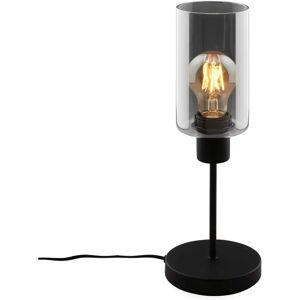 Brilo Smoke Bordslampa - Retro Svart Metall & Glas Dekor Brilo Smoke Bordslampa - Retro Svart Metall & Glas Dekor