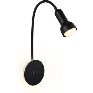Briloner Wandlamp - Dubbelschakelaar, Verstelbare Flexibele Arm, E14, 10W - Wandlamp Briloner Wandlamp - Dubbelschakelaar, Verstelbare Flexibele Arm, E14, 10W - Wandlamp
