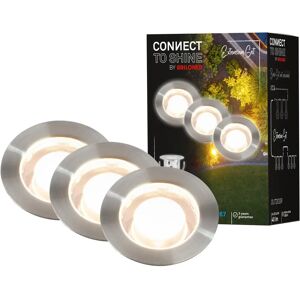 Projecteurs LED de jardin IP67 Connect to Shine - Ensemble de 3 - Publicité Projecteurs LED de jardin IP67 Connect to Shine - Ensemble de 3 - Publicité