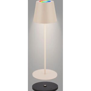 Briloner beige Cilano bordslampa - LED, dimbar, 300lm Briloner beige Cilano bordslampa - LED, dimbar, 300lm