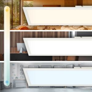 Briloner Led Panel Ceiling Light Energy Efficient Class A Cct Slim Remote 100cm White - Ceiling Light Briloner Led Panel Ceiling Light Energy Efficient Class A Cct Slim Remote 100cm White - Ceiling Light