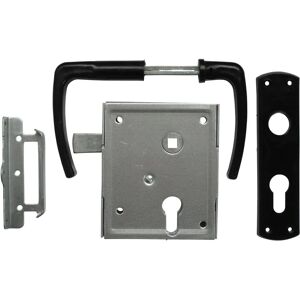 Serrure universelle de la boîte avec trappe relevable - Verrou de porte - Publicité Serrure universelle de la boîte avec trappe relevable - Verrou de porte - Publicité