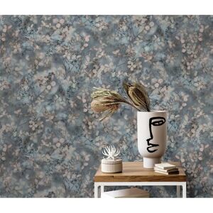 Erismann Navy Floral Wallpaper - Wallcovering 5.33 sqm Erismann Navy Floral Wallpaper - Wallcovering 5.33 sqm