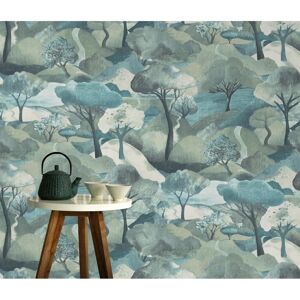 Erismann Green Vlies Wallpaper - Graphic Pattern, 0.53x10.05m Erismann Green Vlies Wallpaper - Graphic Pattern, 0.53x10.05m