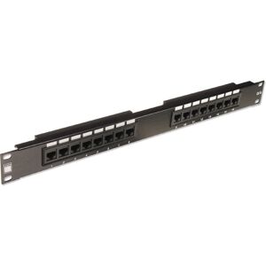 Lindy 20755 Patch Panel - Black - 16 Ports Lindy 20755 Patch Panel - Black - 16 Ports
