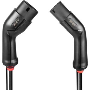 Kabel ładowania pojazdów elektrycznych Lindy Type 2 7m czarny Kabel ładowania pojazdów elektrycznych Lindy Type 2 7m czarny