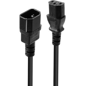 Lindy Power Cable - IEC C14 to C13 - 0.5m - Power Extension Cable Lindy Power Cable - IEC C14 to C13 - 0.5m - Power Extension Cable